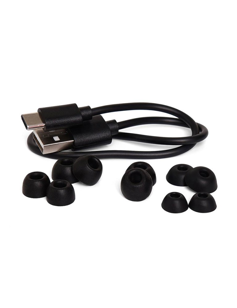 AURICULAR SOHO BLUETOOTH TWS CON BATERÍA EXT. NEGRO
