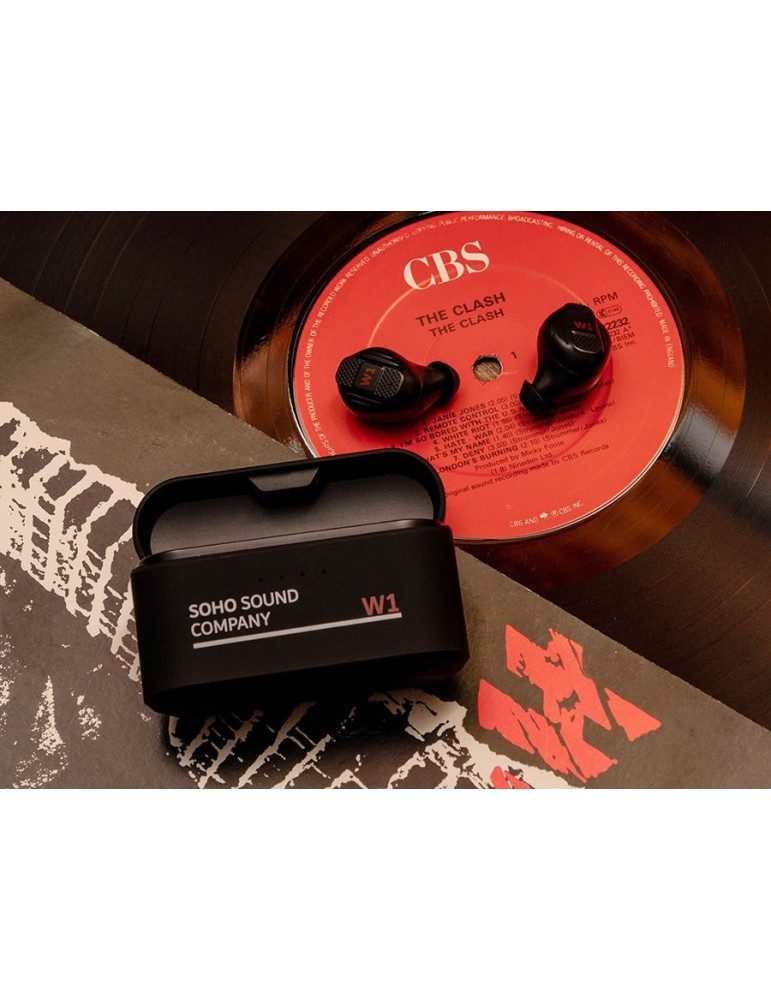 AURICULAR SOHO BLUETOOTH TWS CON BATERÍA EXT. NEGRO