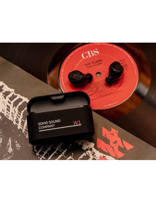 AURICULAR SOHO BLUETOOTH TWS CON BATERÍA EXT. NEGRO