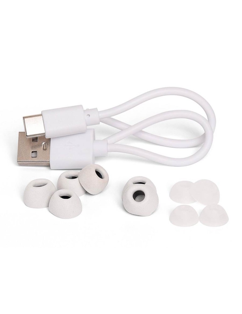 AURICULAR SOHO BLUETOOTH TWS CON BATERÍA EXT. BLANCO