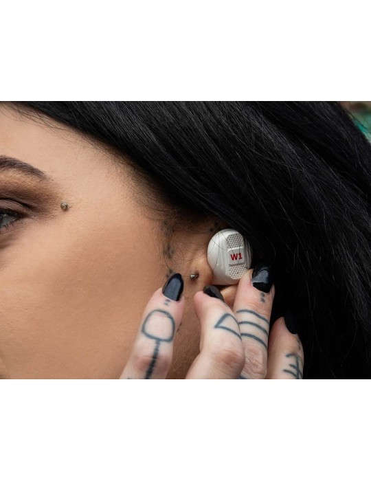 AURICULAR SOHO BLUETOOTH TWS CON BATERÍA EXT. BLANCO