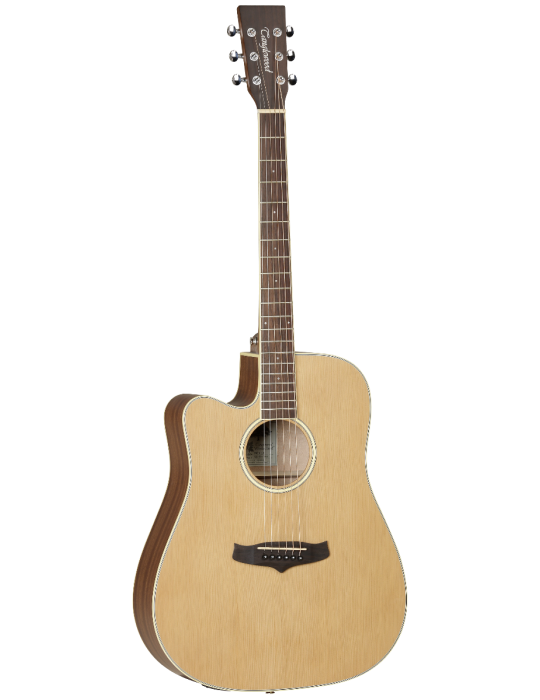 GUITARRA ACÚSTICA TANGLEWOOD TW10LH DREADNOUGHT CUTAWAY ZURDA