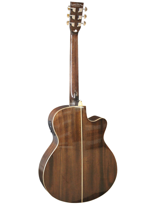 GUITARRA ACÚSTICA ELECTRIFICADA TANGLEWOOD TW4AVBLH MINI JUMBO CUTAWAY ZURDA