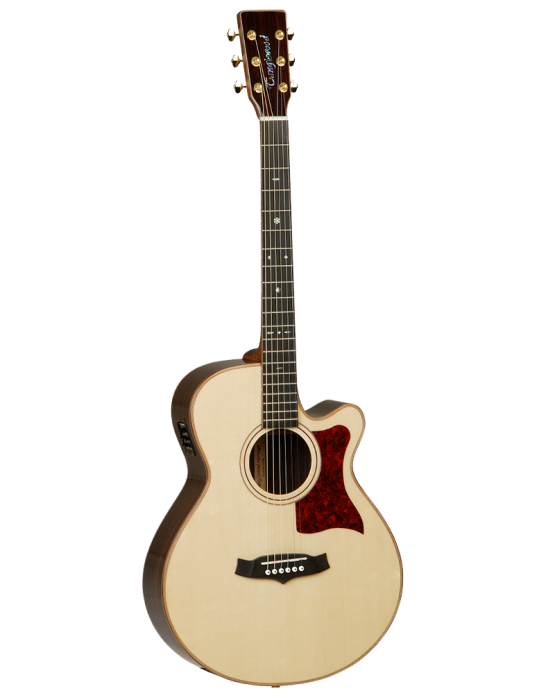 GUITARRA ACÚSTICA TANGLEWOOD SUPER FOLK CON CUTAWAY TW45HSRE