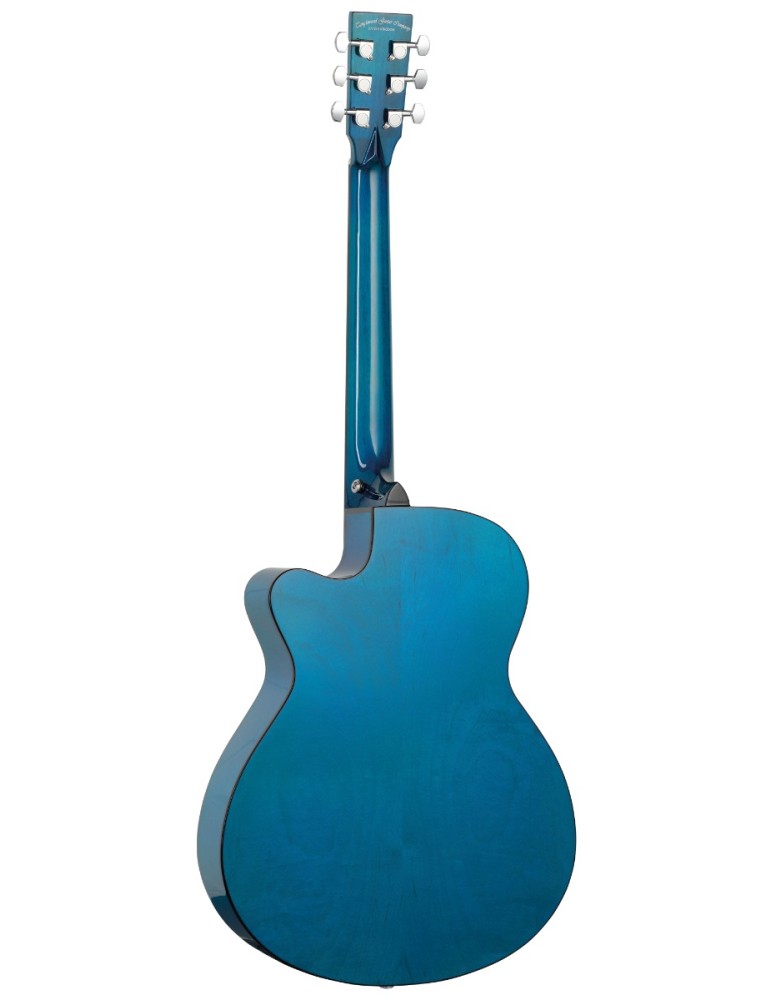 GUITARRA ACÚSTICA TANGLEWOOD AZURE SUPER FOLK AZUL