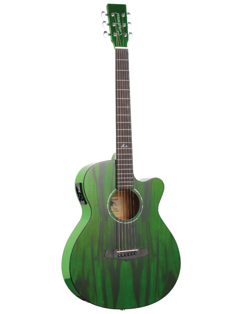 GUITARRA ACÚSTICA TANGLEWOOD AZURE SUPER FOLK VERDE