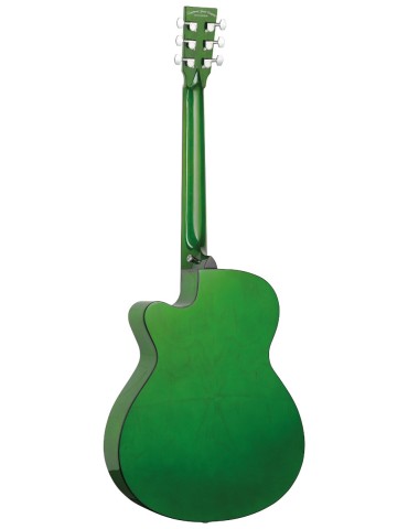 GUITARRA ACÚSTICA TANGLEWOOD AZURE SUPER FOLK VERDE 2