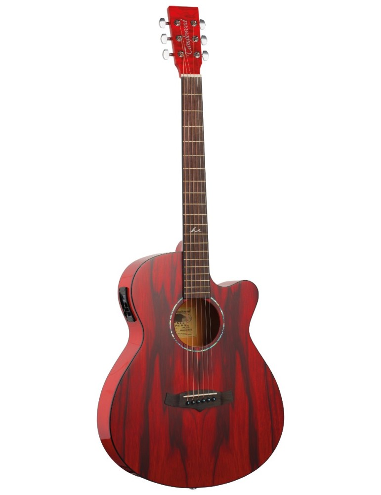 GUITARRA ACÚSTICA TANGLEWOOD AZURE SUPER FOLK ROJA
