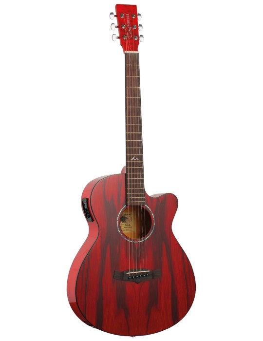 GUITARRA ACÚSTICA TANGLEWOOD AZURE SUPER FOLK ROJA