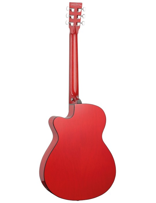 GUITARRA ACÚSTICA TANGLEWOOD AZURE SUPER FOLK ROJA