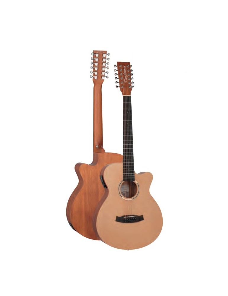 GUITARRA TANGLEWOOD SUPER FOLK CUTAWAY ELECTRIFICADA 12 CUERDAS