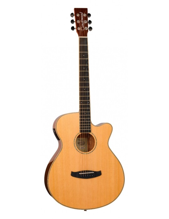 GUITARRA ACÚSTICA TANGLEWOOD SERIE ROADSTER X SUPER FOLK CUTAWAY ELECTRIFICADA