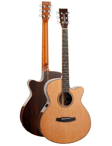 GUITARRA ACÚSTICA TANGLEWOOD SUPER FOLK CUTAWAY SERIE NEW ROSEWOOD SMART