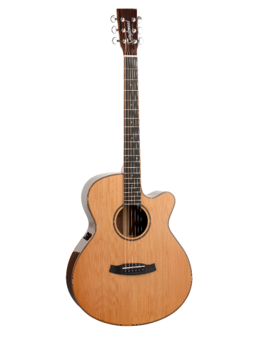 GUITARRA ACÚSTICA TANGLEWOOD SUPER FOLK CUTAWAY SERIE NEW ROSEWOOD SMART 2