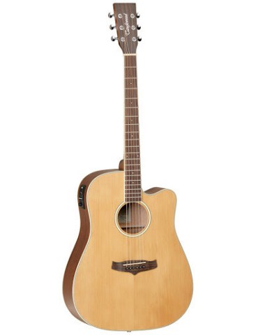 GUITARRA TANGLEWOOD DREADNOUGHT ELECTRIFICADA CON CUTAWAY