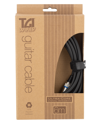 CABLE TGI ULTRACORE PARA GUITARRA JACK-JACK DE 6M