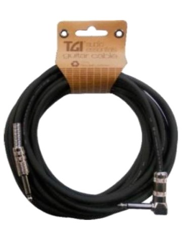CABLE PARA GUITARRA TGI JACK-JACK ACODADO DE 6M 2