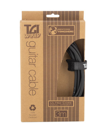 CABLE PARA GUITARRA TGI ULTRACORE NEUTRIK RECTO 3M