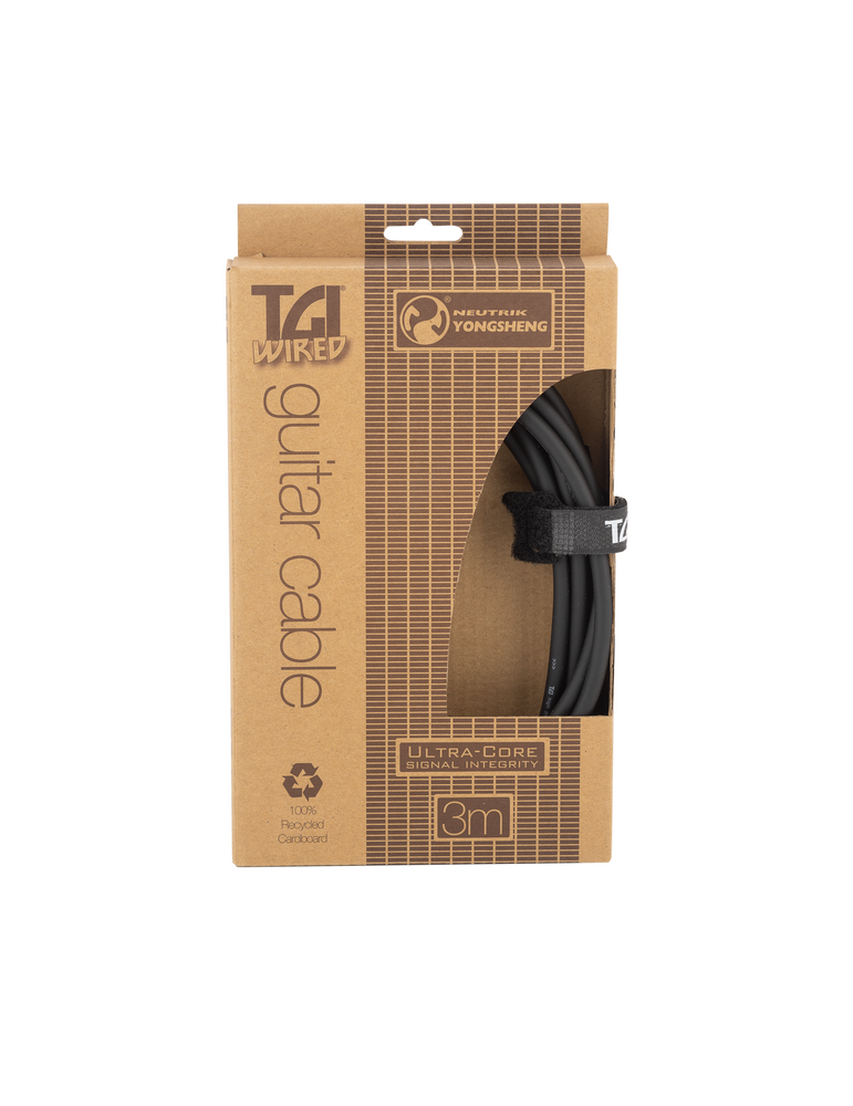 CABLE PARA GUITARRA TGI ULTRACORE NEUTRIK RECTO 3M