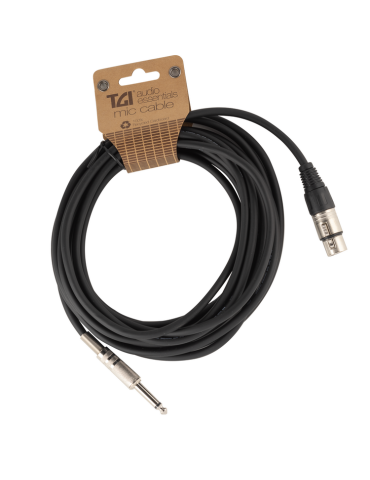CABLE TGI PARA MICRÓFONO JACK-XLR HEMBRA 6M