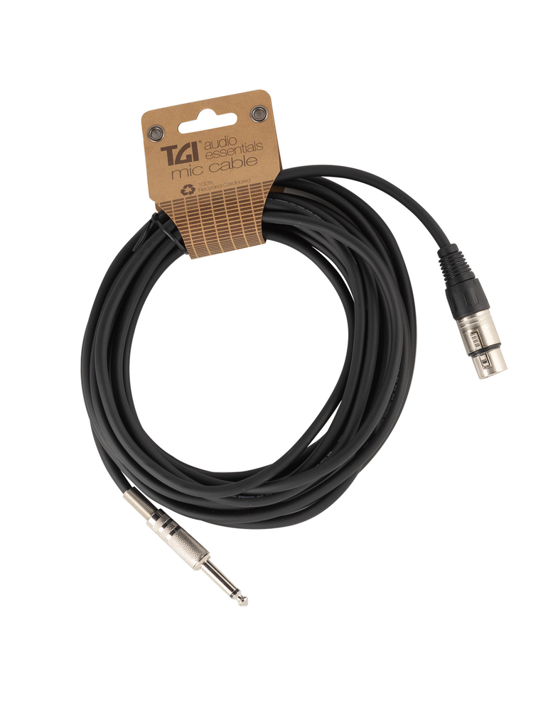 CABLE TGI PARA MICRÓFONO JACK-XLR HEMBRA 6M