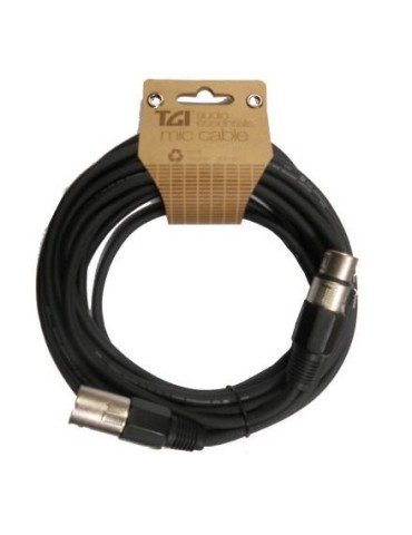 CABLE TGI PARA MICRÓFONO XLR-XLR HEMBRA 6M