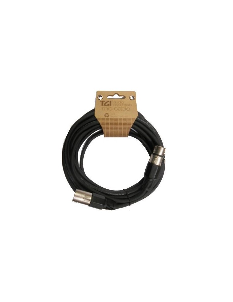 CABLE TGI PARA MICRÓFONO XLR-XLR HEMBRA 6M