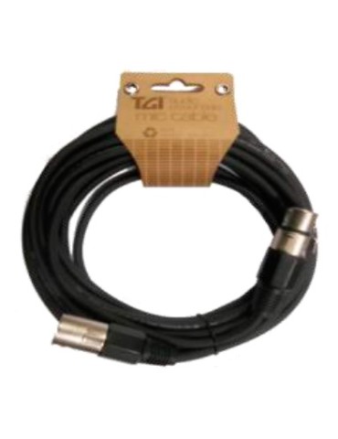 CABLE TGI PARA MICRÓFONO XLR-XLR HEMBRA 10M