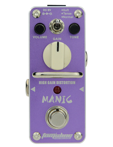 PEDAL GUITARRA ELÉCTRICA TOMSLINE MANIC DISTORSIÓN