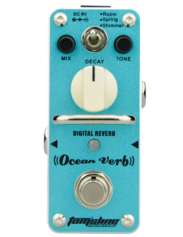 PEDAL GUITARRA ELÉCTRICA TOMSLINE OCEAN REVERB