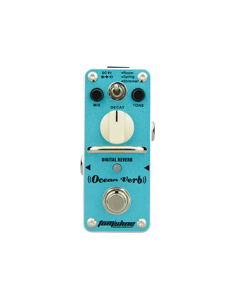 PEDAL GUITARRA ELÉCTRICA TOMSLINE OCEAN REVERB