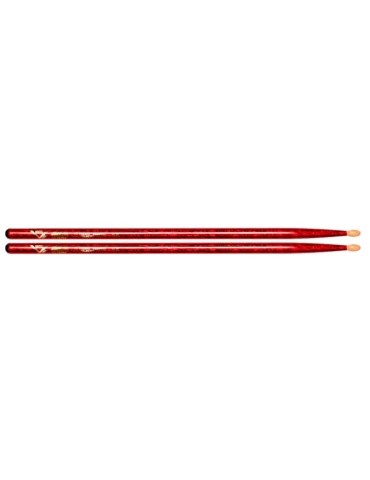 BAQUETAS VATER COLOR WRAP ROJO
