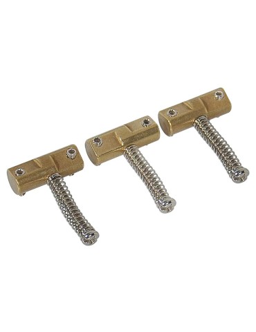bridge saddles, brass, for B-WTB bridges, 3-pack