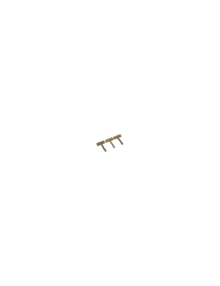 bridge saddles, brass, for B-WTB bridges, 3-pack