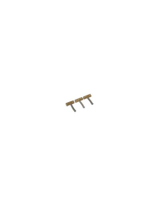 bridge saddles, brass, for B-WTB bridges, 3-pack