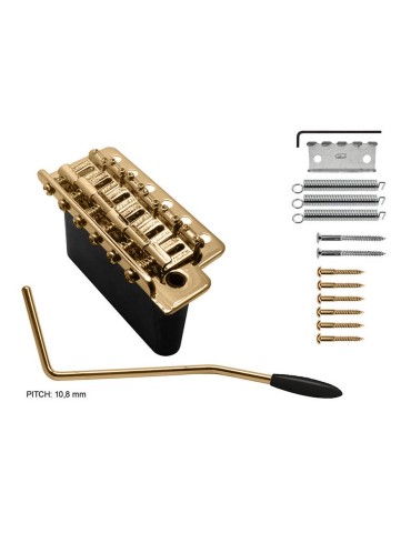 tremolo, pitch 10,8mm, with screws, zinc block, go