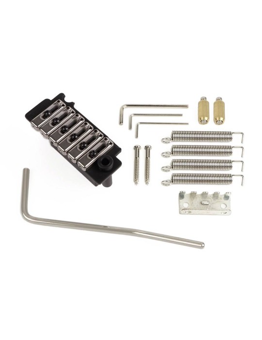 TRÉMOLO WILKINSON 2-PUNTOS PASO 10,5mm NEGRO SATINADO