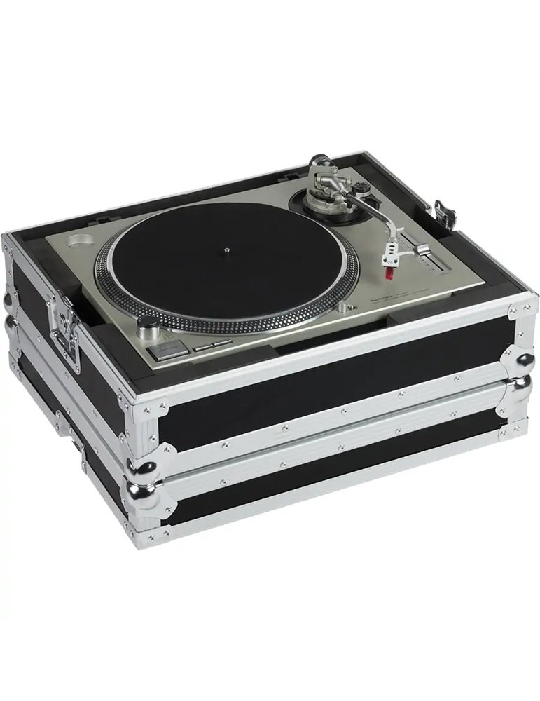 Flight Case Multi Formato Tocadiscos Plata.