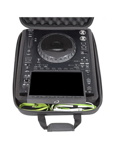 Maleta DJ EVA Alphatheta® CDJ3000X. EUPHONIA, Negra (Backpack & Shoulder bag).