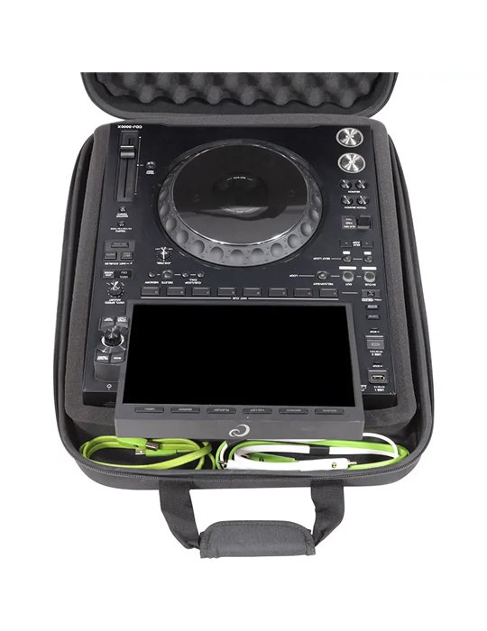 Maleta DJ EVA Alphatheta® CDJ3000X. EUPHONIA, Negra (Backpack & Shoulder bag).