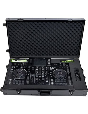 Maleta Dj Pick n Pluck foam Multi Formato XL Negro (Trolley & Wheels).