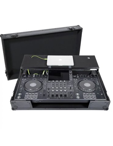 Flight case Sistema DJ Todo en uno Alphatheta® XDJ-AZ Negra (Sopt. Ordenador y Ruedas)