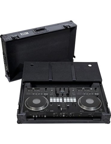 Flight case Controlador Midi Pioneer DDJ-REV7 - REV5 Negra (Sopt. Ord. y Ruedas)