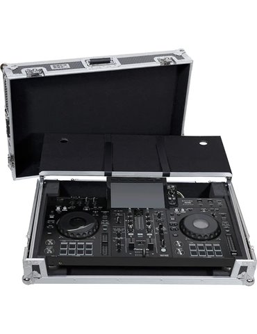Flight case Sistema DJ Todo en uno Pioneer XDJ-RX3 Plata (Sopt. Ord. y Ruedas)