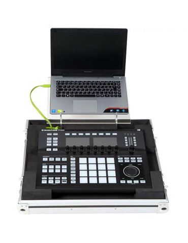 Flight Case Ultra Delgado Controlador Midi Live Akai® APC64. NI® MASCHINE STUDIO (Soporte Metacrilato).