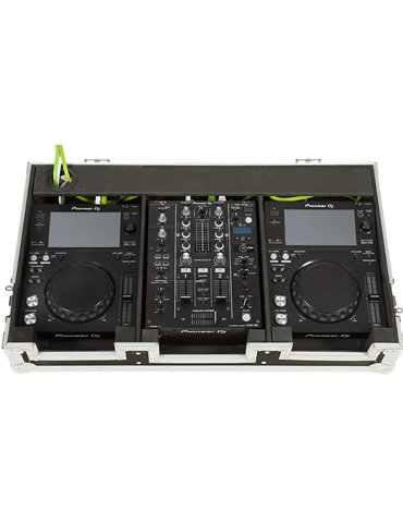 Flight Case Pioneer® XDJ-700 ó CDJ-350/ DJM-450 Plata.