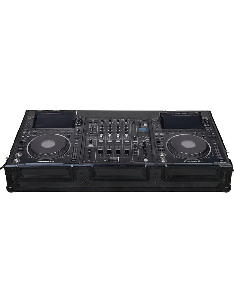 Flight Case Pioneer® CDJ-3000 / DJM-900NXS2 Negra (Ruedas).