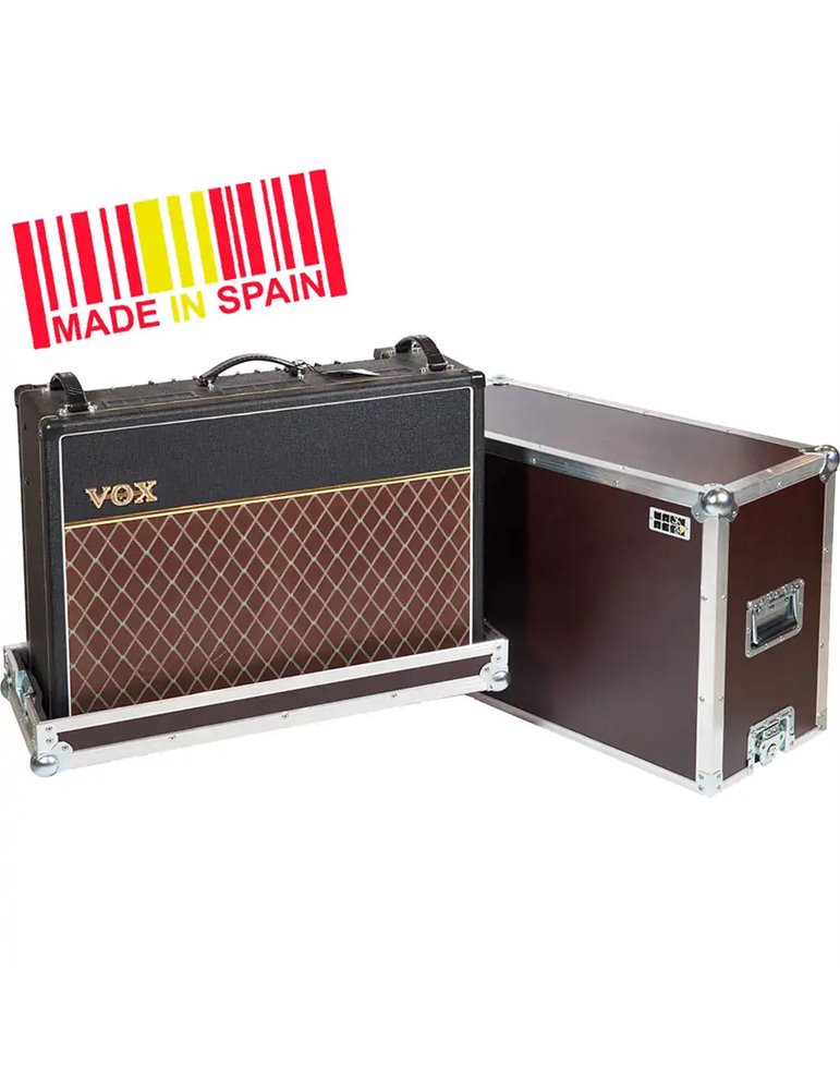 Flight case Amplificador para Vox AC30C2, Plata