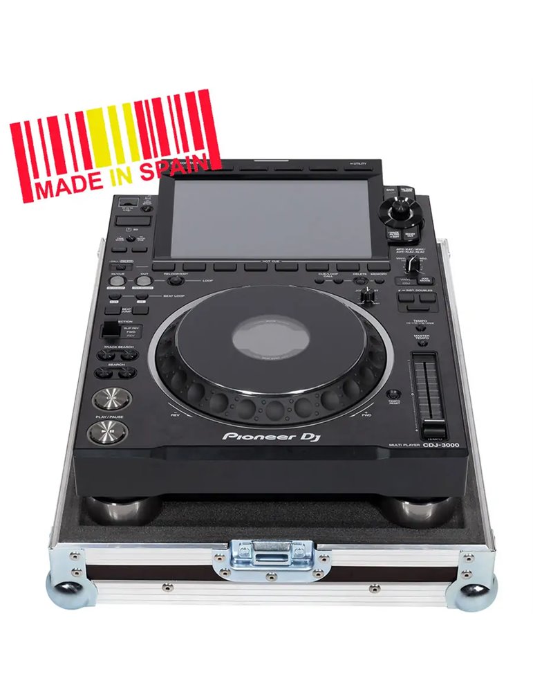 Flight case Compact disc Pioneer® CDJ-3000 Plata