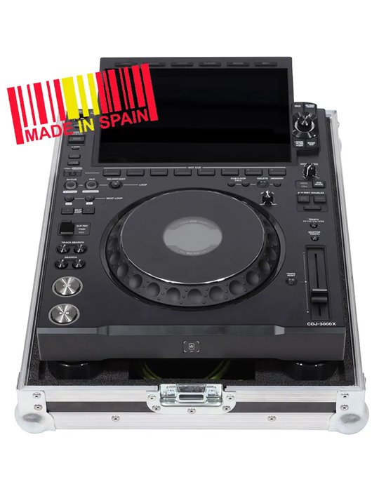 Flight case Compact disc Alphatheta® CDJ-3000X Plata